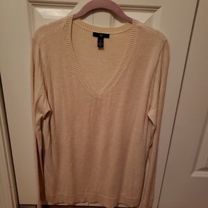 Gap beige long sleeve shirt